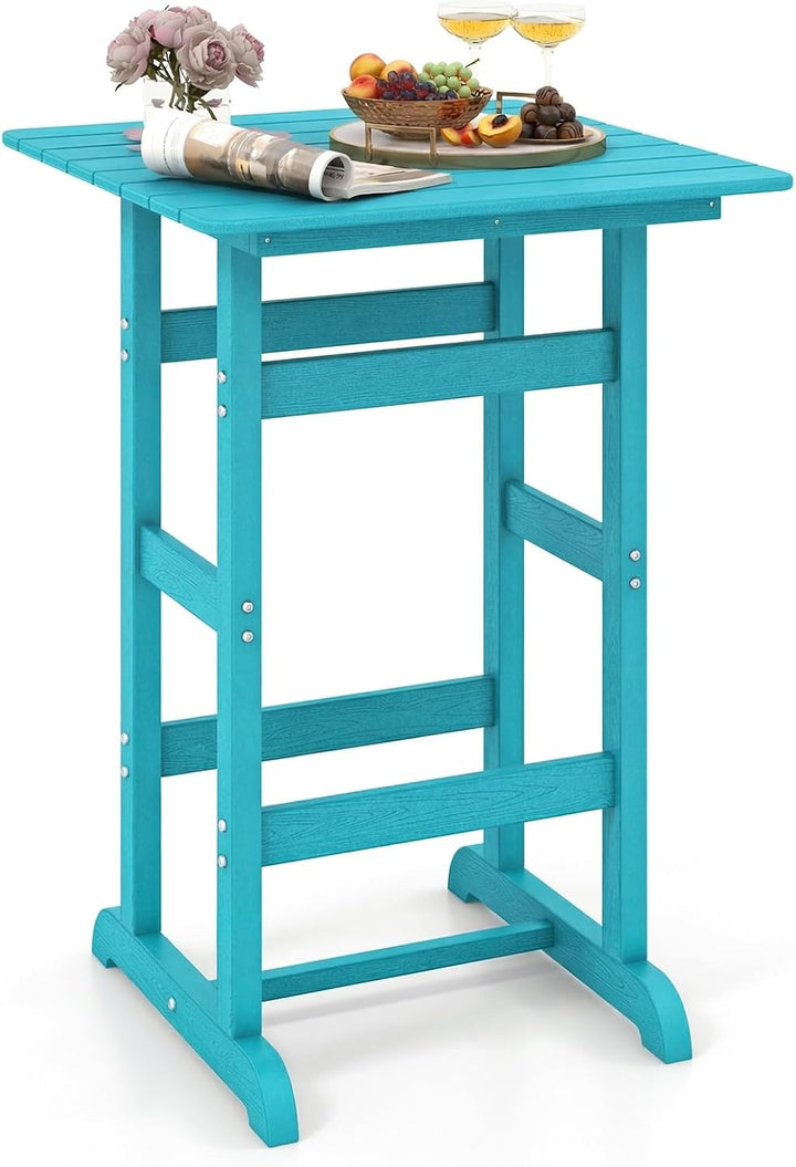 Giantex  42" Height HDPE Square Pub Table