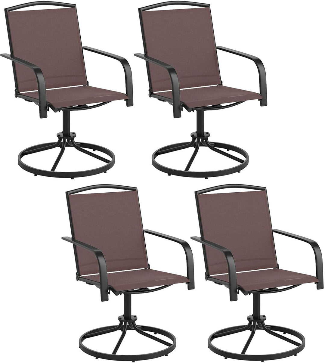 Giantex All Weather 360° Patio Rockers with High Backrest Breathable Seat