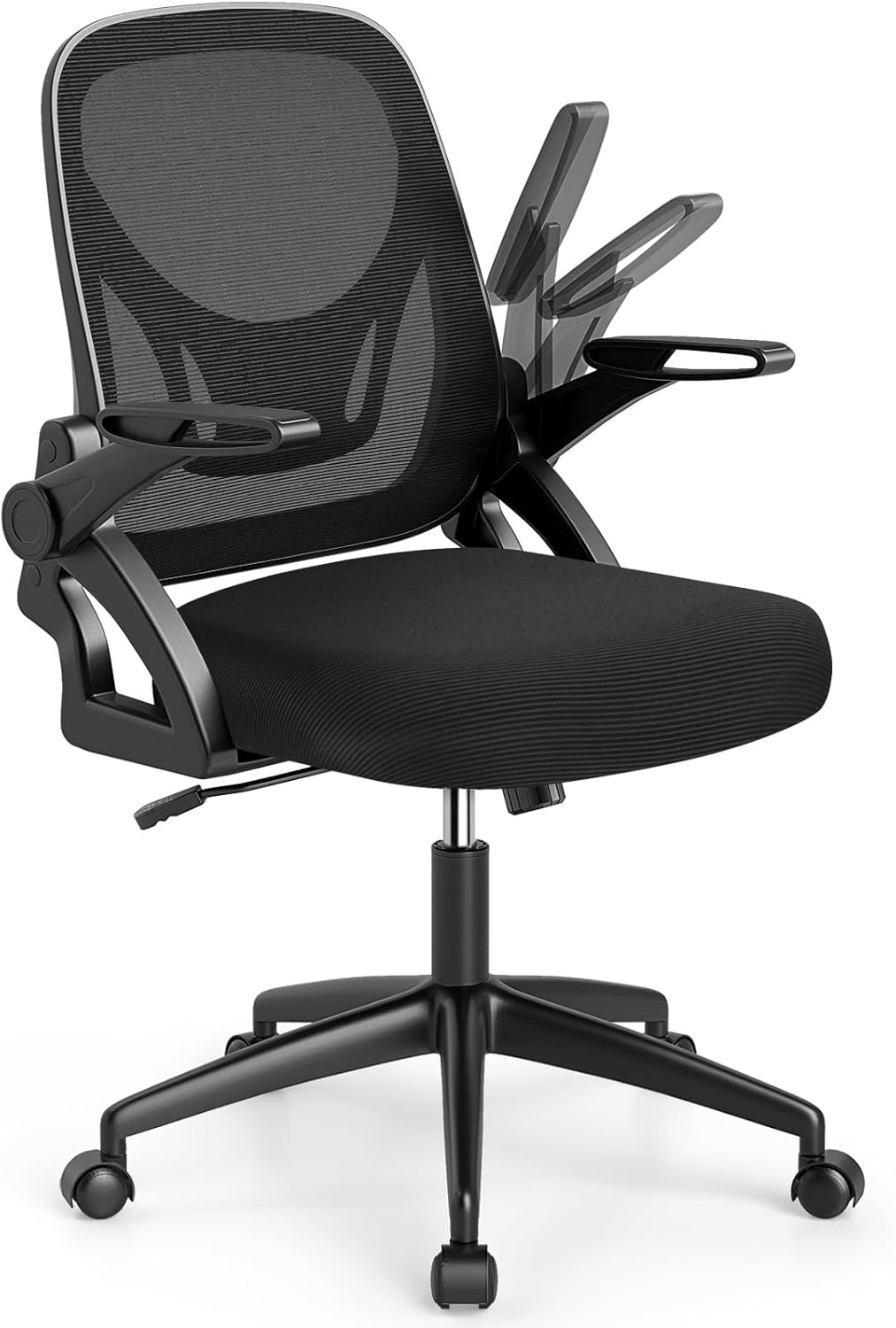 Giantex Ergonomic Desk Chair with Flip-up Arms & Lumbar Support