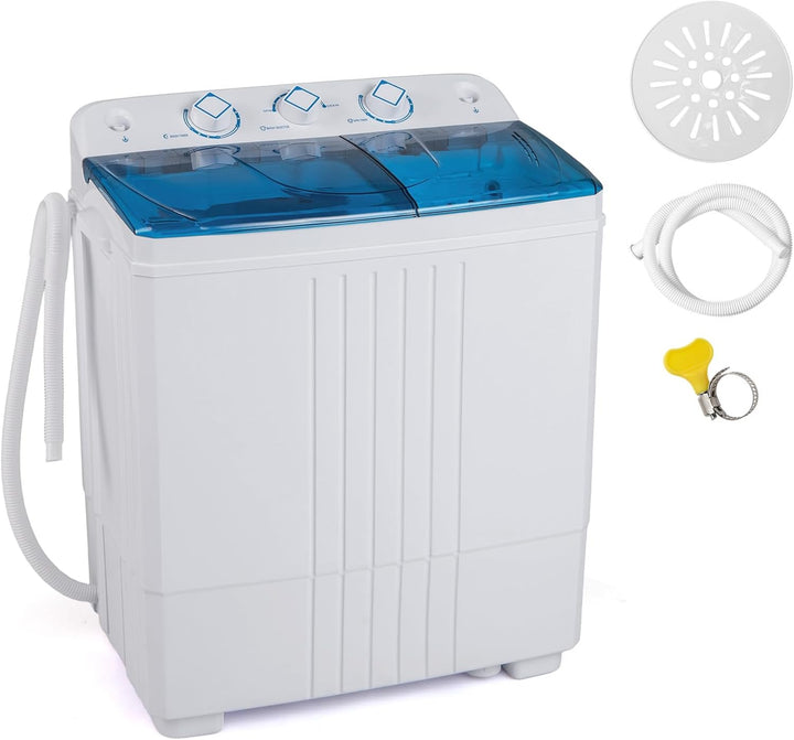 Giantex Portable Washing Machine 20 LBS Washer & Spinner Combo with Built-in Drain Pump & Time Control