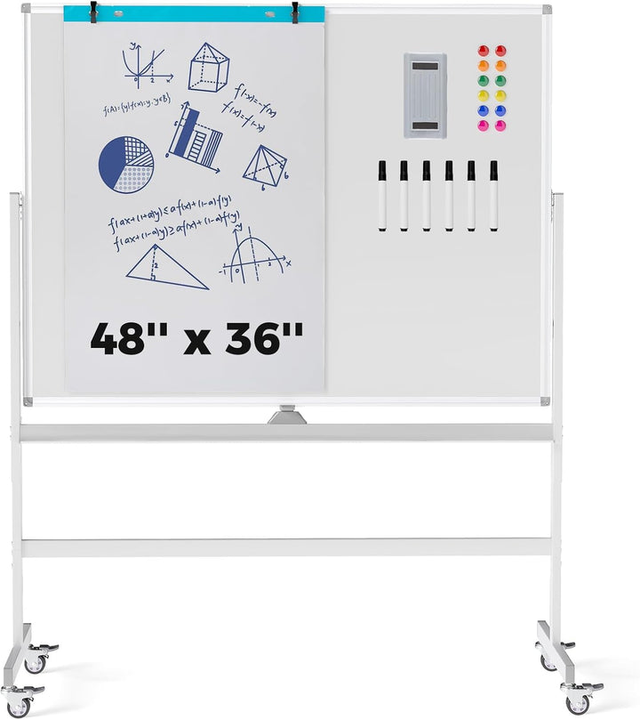 Giantex Double-Sided Magnetic Dry Erase Mobile Whiteboard