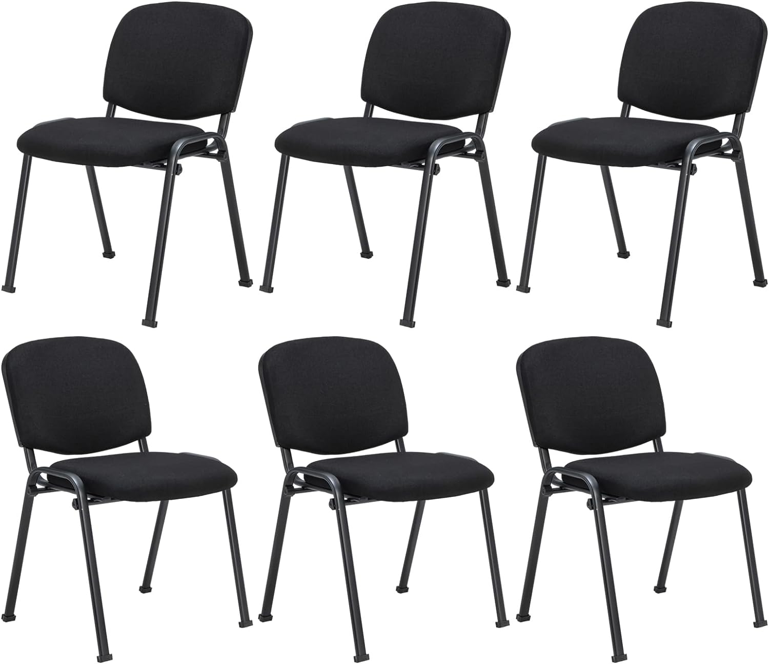 Giantex 5-Pack / 10-Pack Conference Chair Set - Stackable Guest Chair with Metal Frame