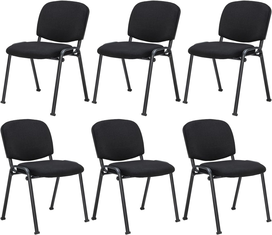 Giantex 5-Pack / 10-Pack Conference Chair Set - Stackable Guest Chair with Metal Frame