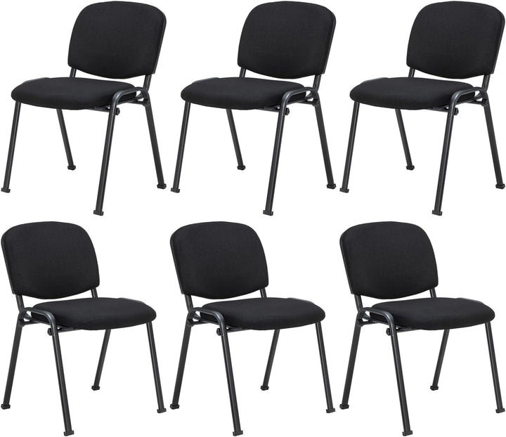 Giantex 5-Pack / 10-Pack Conference Chair Set - Stackable Guest Chair with Metal Frame