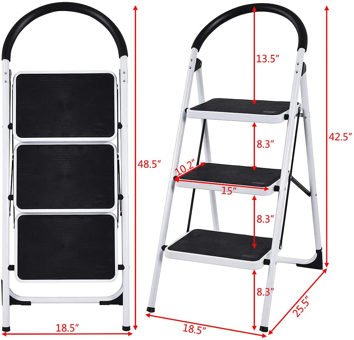 Giantex 2 Step Ladder Folding Step Stool Platform Home Kitchen Tool Multiuse Stepladder