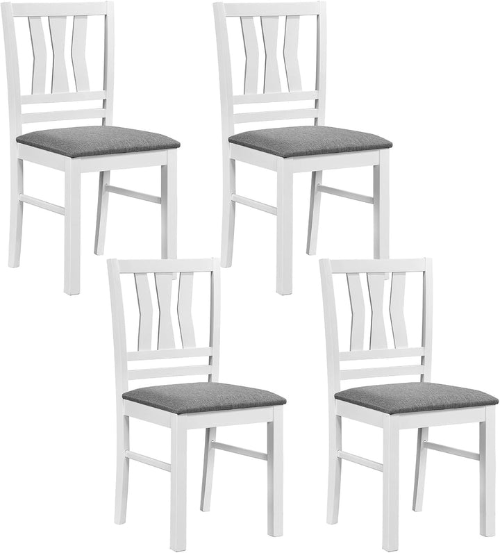Giantex Wood Dining Chairs Set of 2/4 with Slat Back