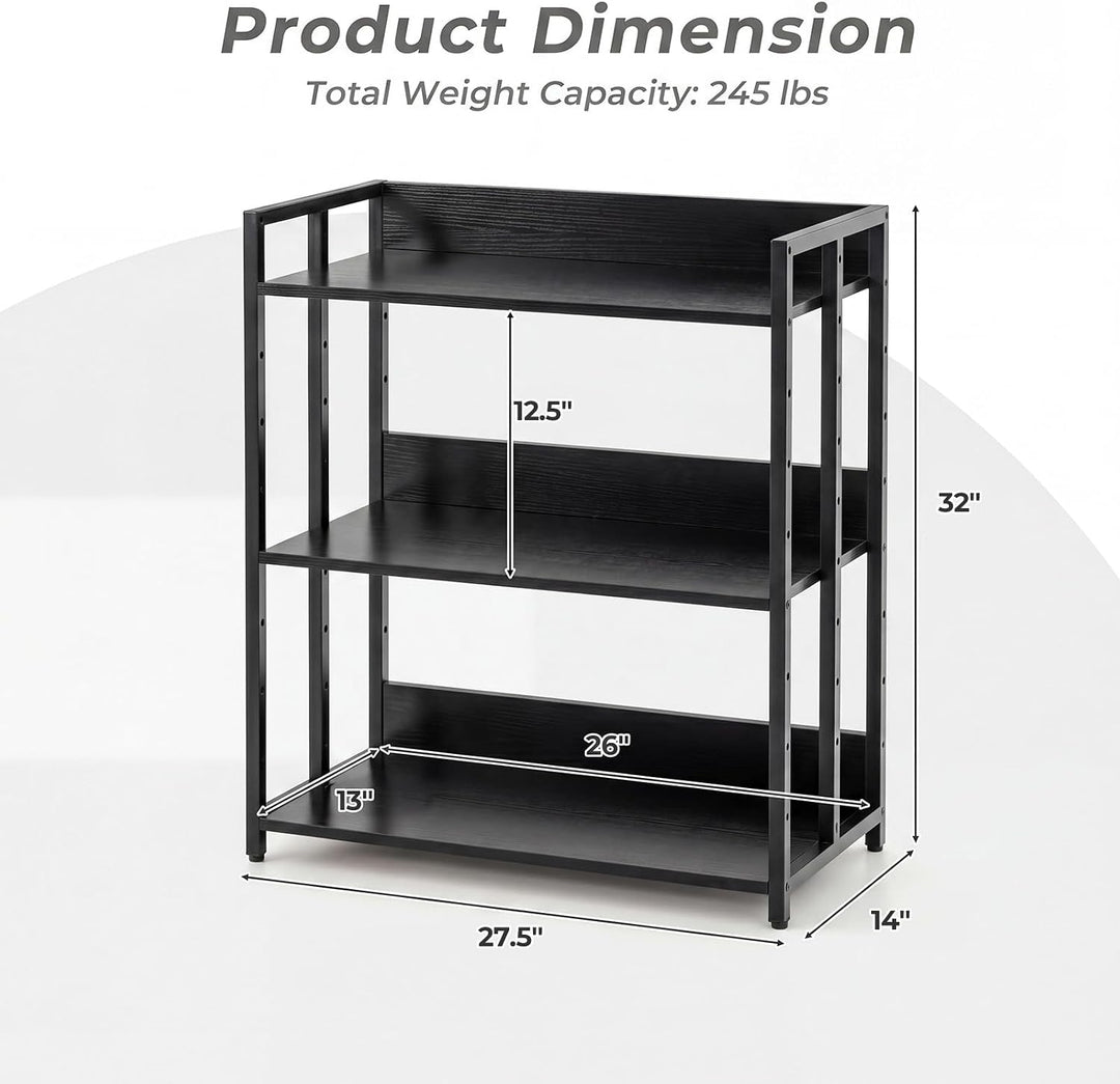 Giantex 3-Tier Industrial Bookshelf