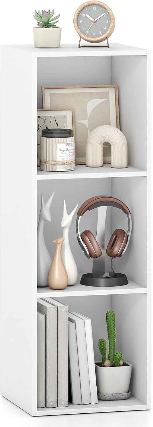 GIANTEX Cube Bookshelf Tool-Free Assembly Wooden Book Shelf