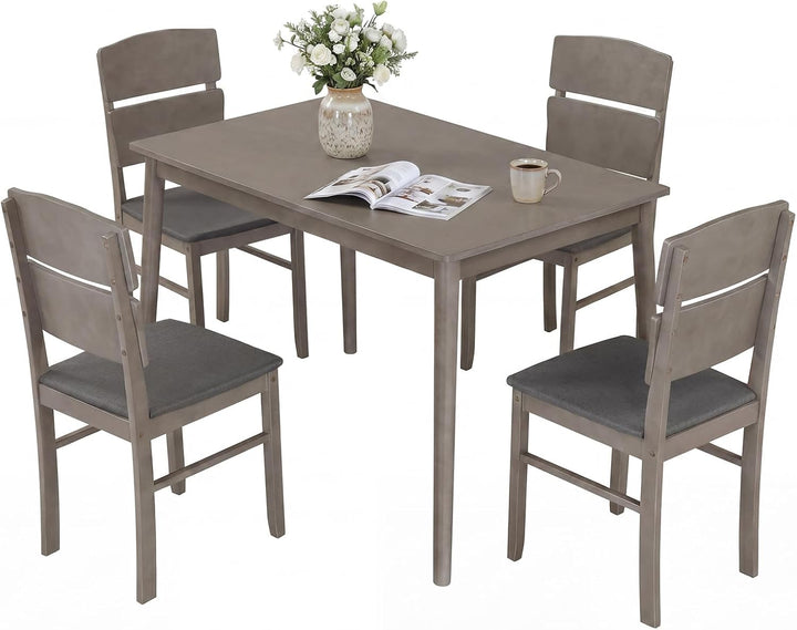 Giantex 5-Piece Dining Table Set for 4