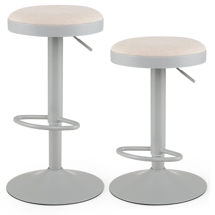 GIANTEX Modern Adjustable Height Swivel Bar Stools Set of 2/4 with Padded Seat