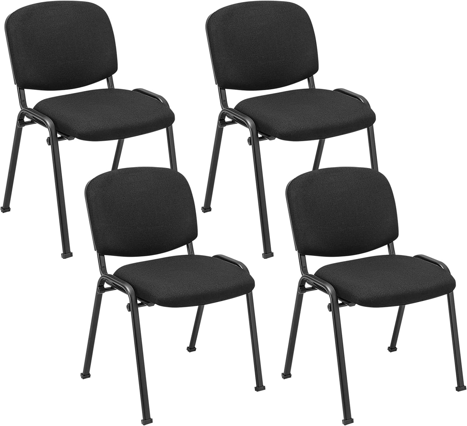 Giantex 5-Pack / 10-Pack Conference Chair Set - Stackable Guest Chair with Metal Frame