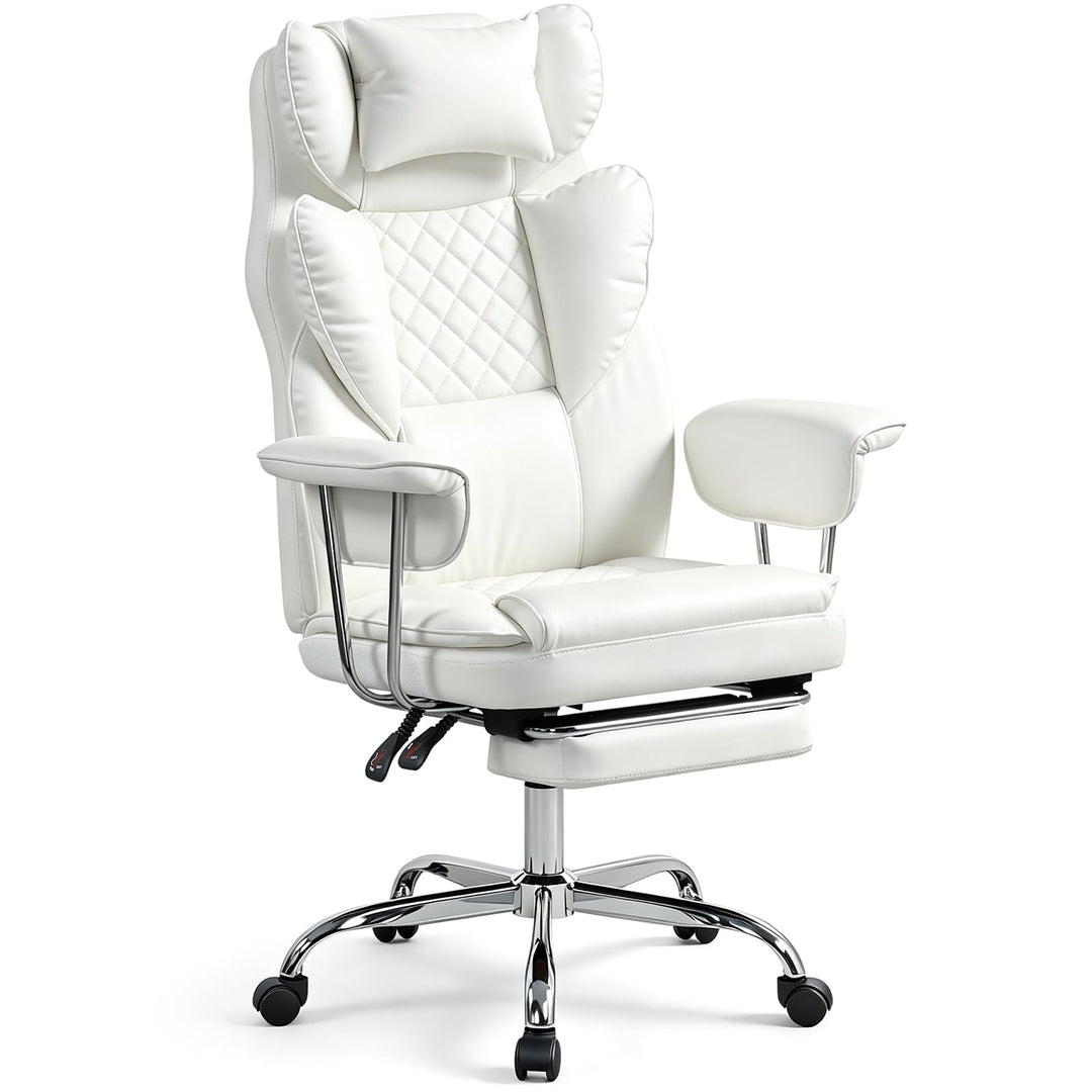 GIANTEX Big and Tall Ergonomic Office Chair with Footrest &amp; High Back