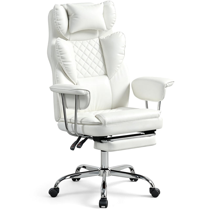 GIANTEX Big and Tall Ergonomic Office Chair with Footrest &amp; High Back