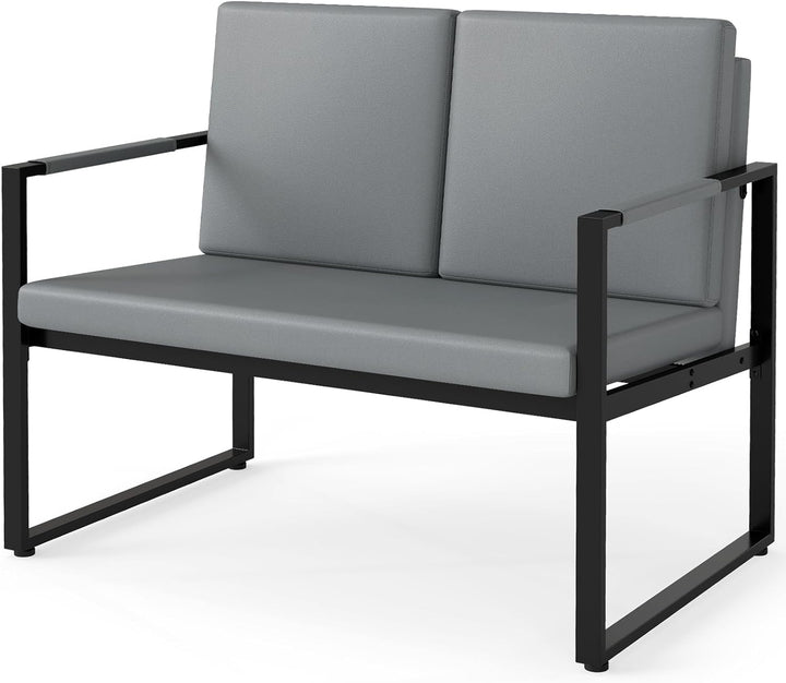 Giantex Modern Loveseat Sofa 2 Seater Small Couch