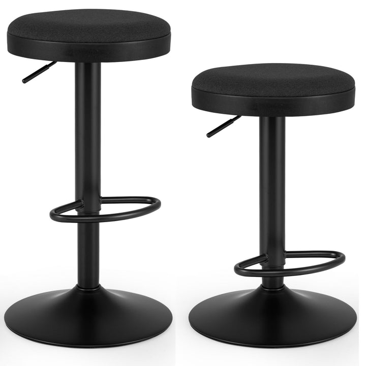 GIANTEX Modern Adjustable Height Swivel Bar Stools Set of 2/4 with Padded Seat
