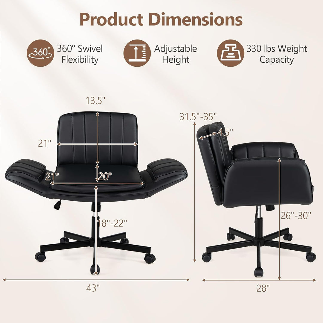 GIANTEX Criss Cross Office Chair w