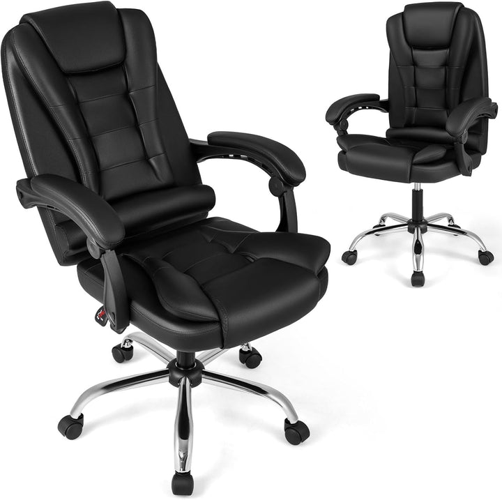 Giantex Office Executive Chair | Ergonomic Big High Back Computer Chair with Linkage Armrests