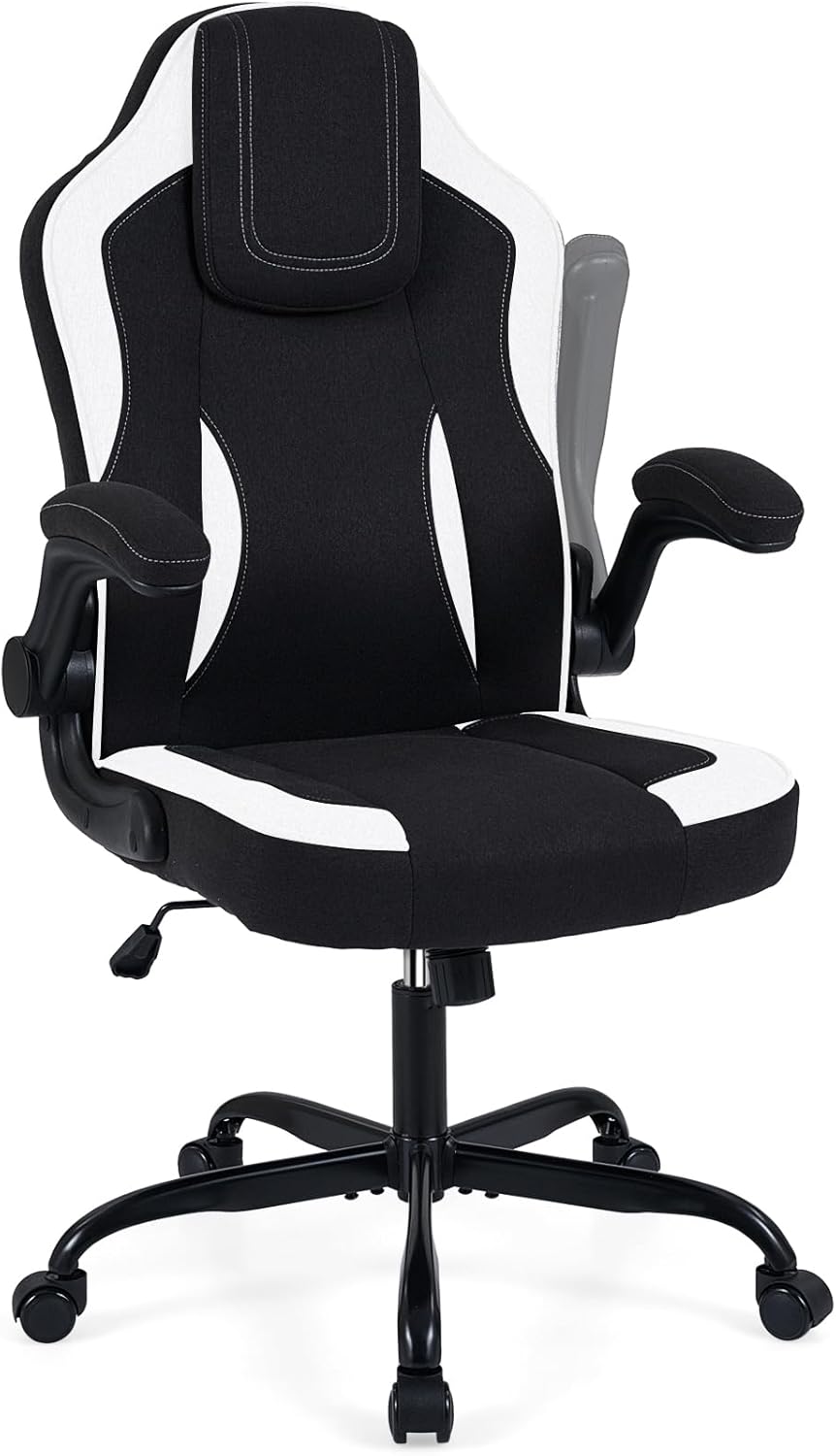 Giantex Ergonomic Computer Office Chair with 90° Flip-up Armrests