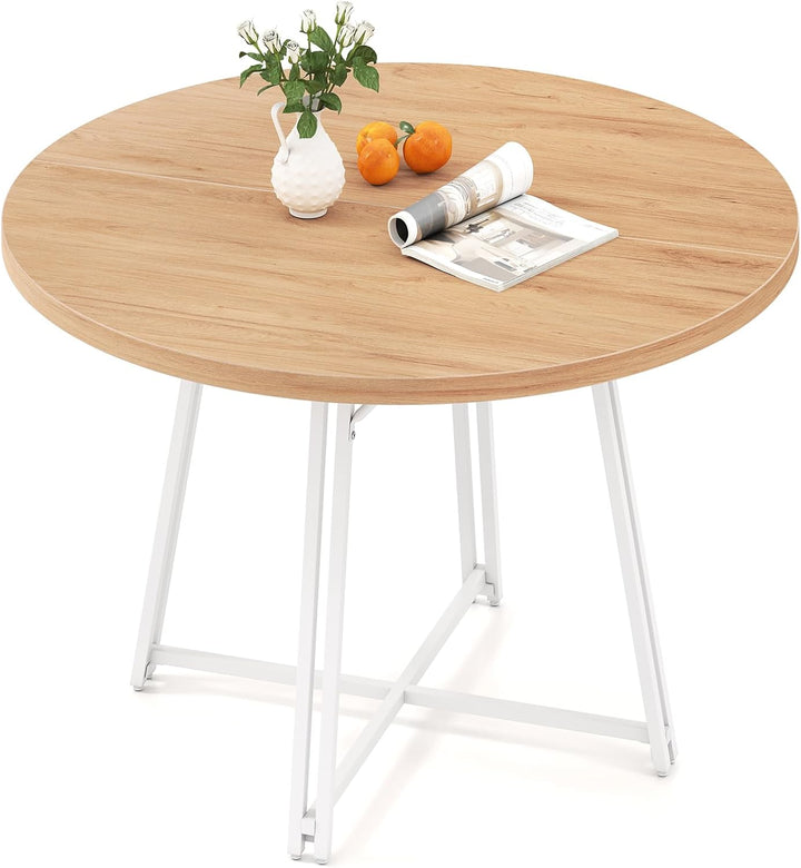 Giantex 47-inches Round Dining Table for 4-6 People