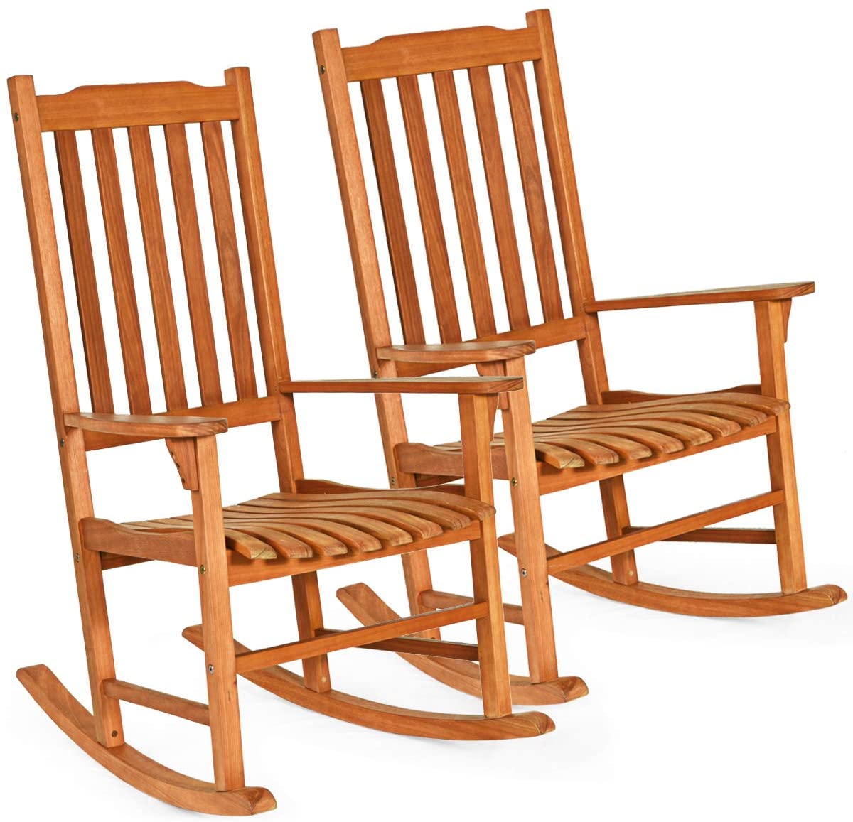 Porch Rocking Chair, Solid Wood Rocker