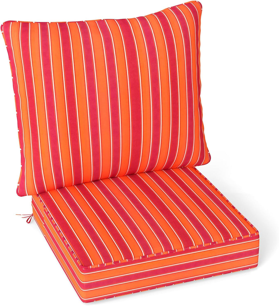 Giantex Patio Cushion Set with Pillow, Deep Seat and Back Cushion