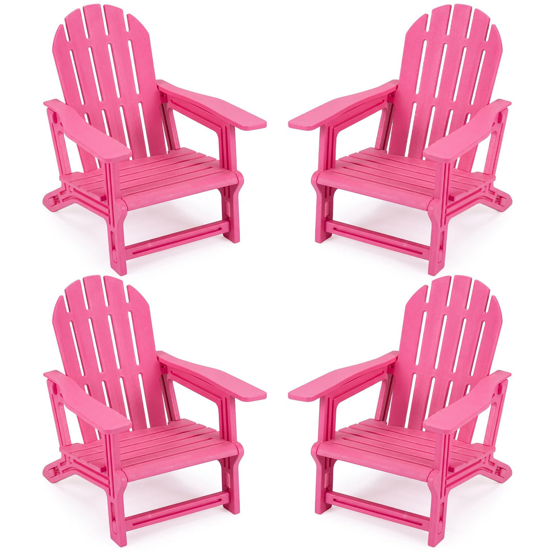 GIANTEX Kids Adirondack Chair | Kids Beach Chair for Age 3+ (1/2/4)