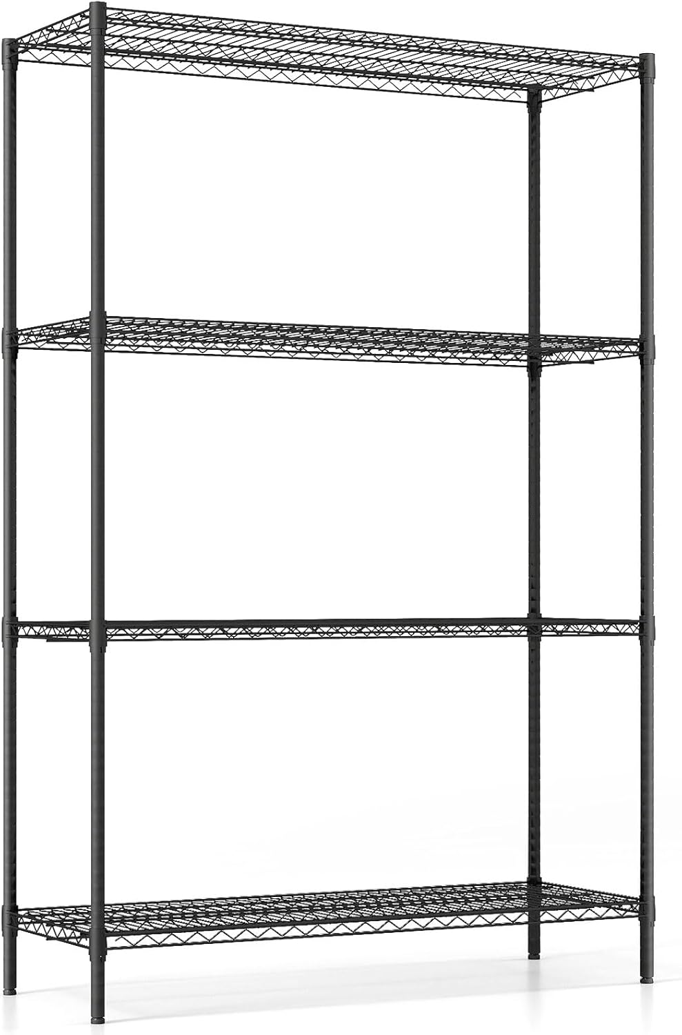 Giantex 4-Tier Metal Storage Shelving Unit with V-Shaped Wire Rack