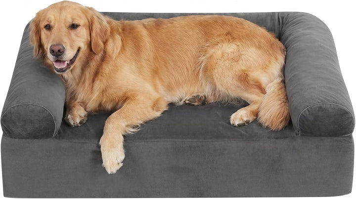Giantex Cooling Gel Memory Foam Dog Bed for Medium Dogs with Washable Cover