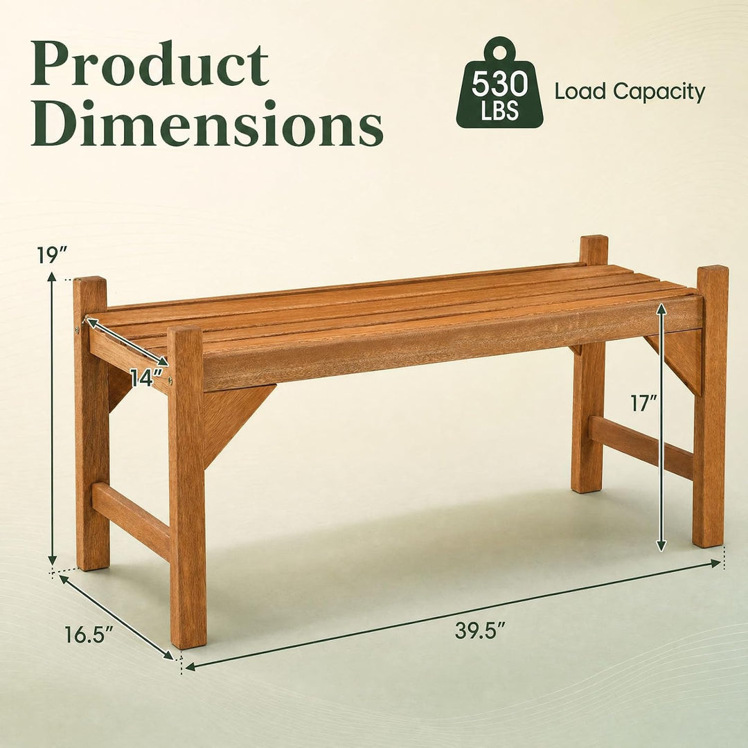 Giantex 40" Outdoor Bench