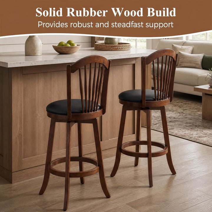 GIANTEX Swivel Barstools Height Bar Chairs