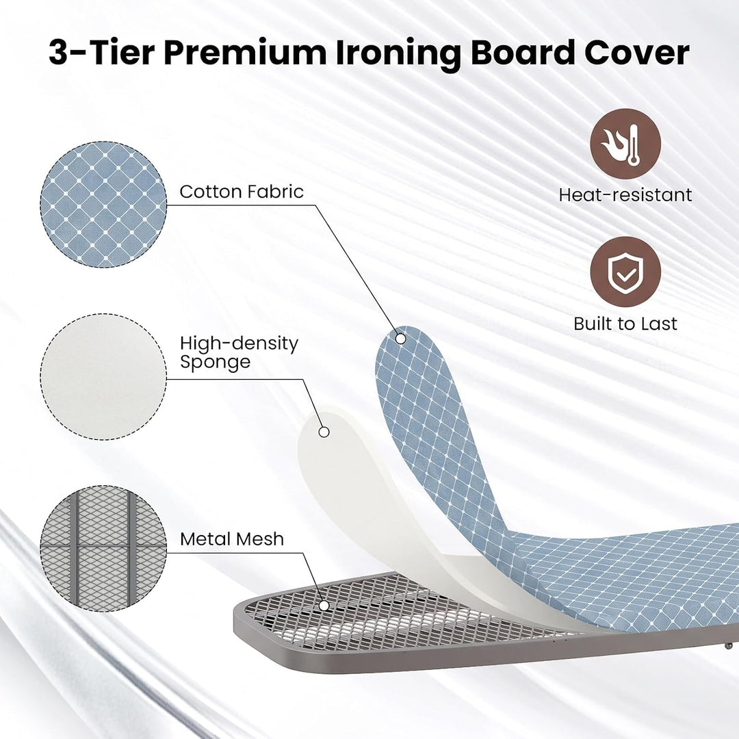 Giantex Over The Door Ironing Board with Iron Holder