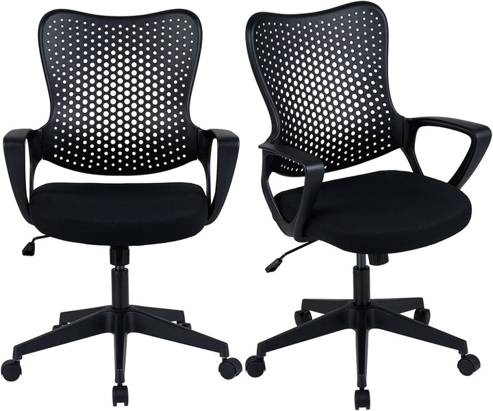 Gianetx Ergonomic Office Chair w/Breathable Butterfly Back &amp; Integrated Armrests (1/2)