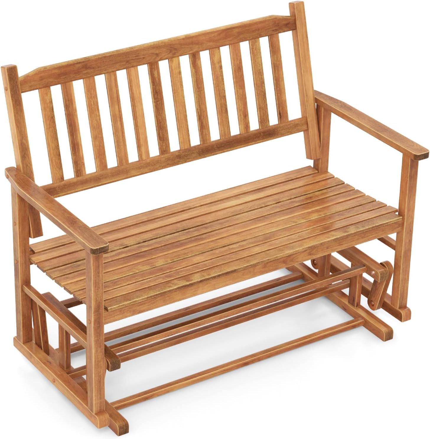 Giantex Outdoor Glider Bench Chair - 2 Person Loveseat