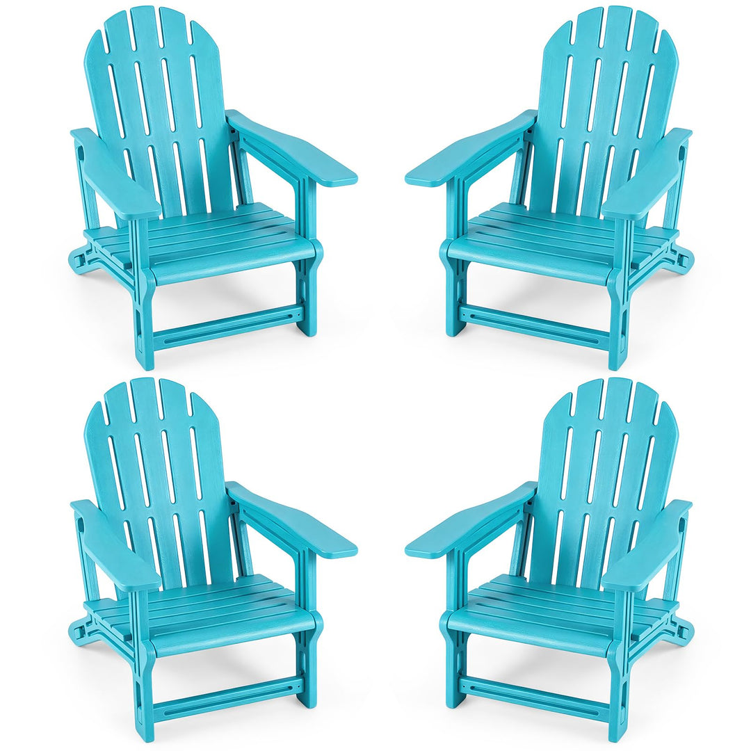 GIANTEX Kids Adirondack Chair | Kids Beach Chair for Age 3+ (1/2/4)