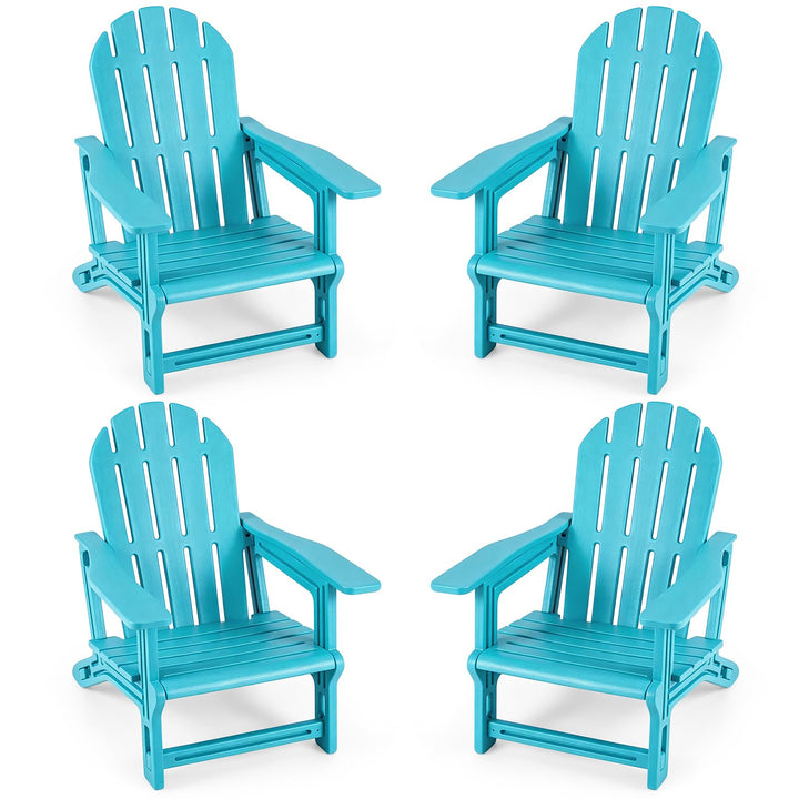 GIANTEX Kids Adirondack Chair | Kids Beach Chair for Age 3+ (1/2/4)