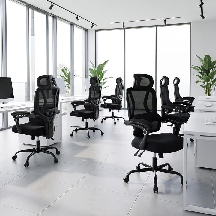 GIANTEX Mesh Office Chair, Ergonomic Computer Desk Chair w/Lumbar Support