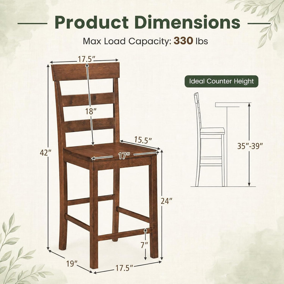 GIANTEX Bar Stools Set, 24&