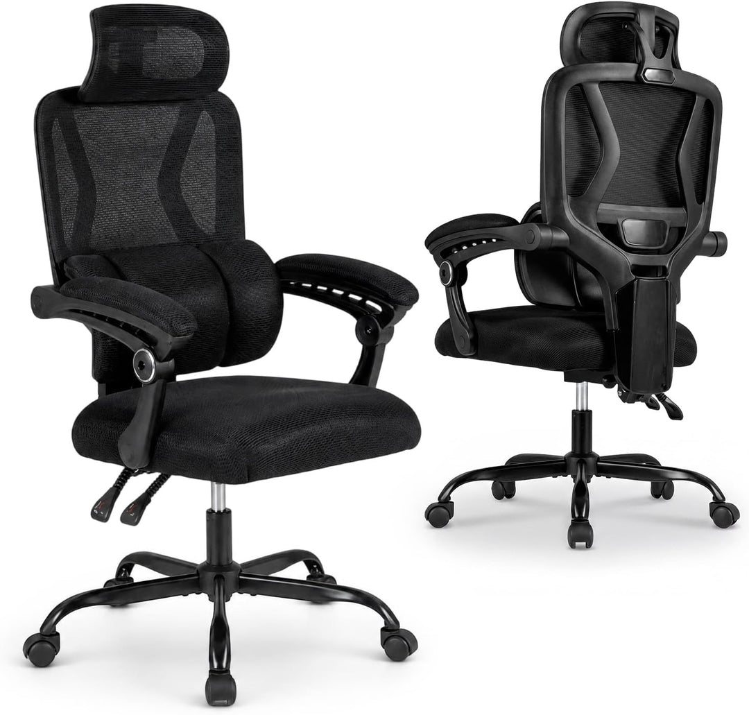 GIANTEX Mesh Office Chair, Ergonomic Computer Desk Chair w/Lumbar Support