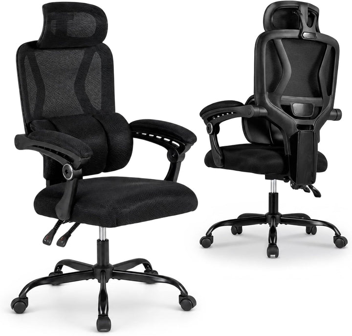 GIANTEX Mesh Office Chair, Ergonomic Computer Desk Chair w/Lumbar Support