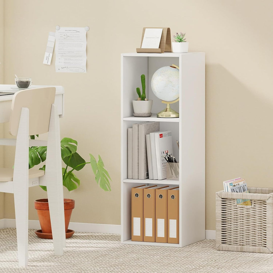 GIANTEX Cube Bookshelf Tool-Free Assembly Wooden Book Shelf