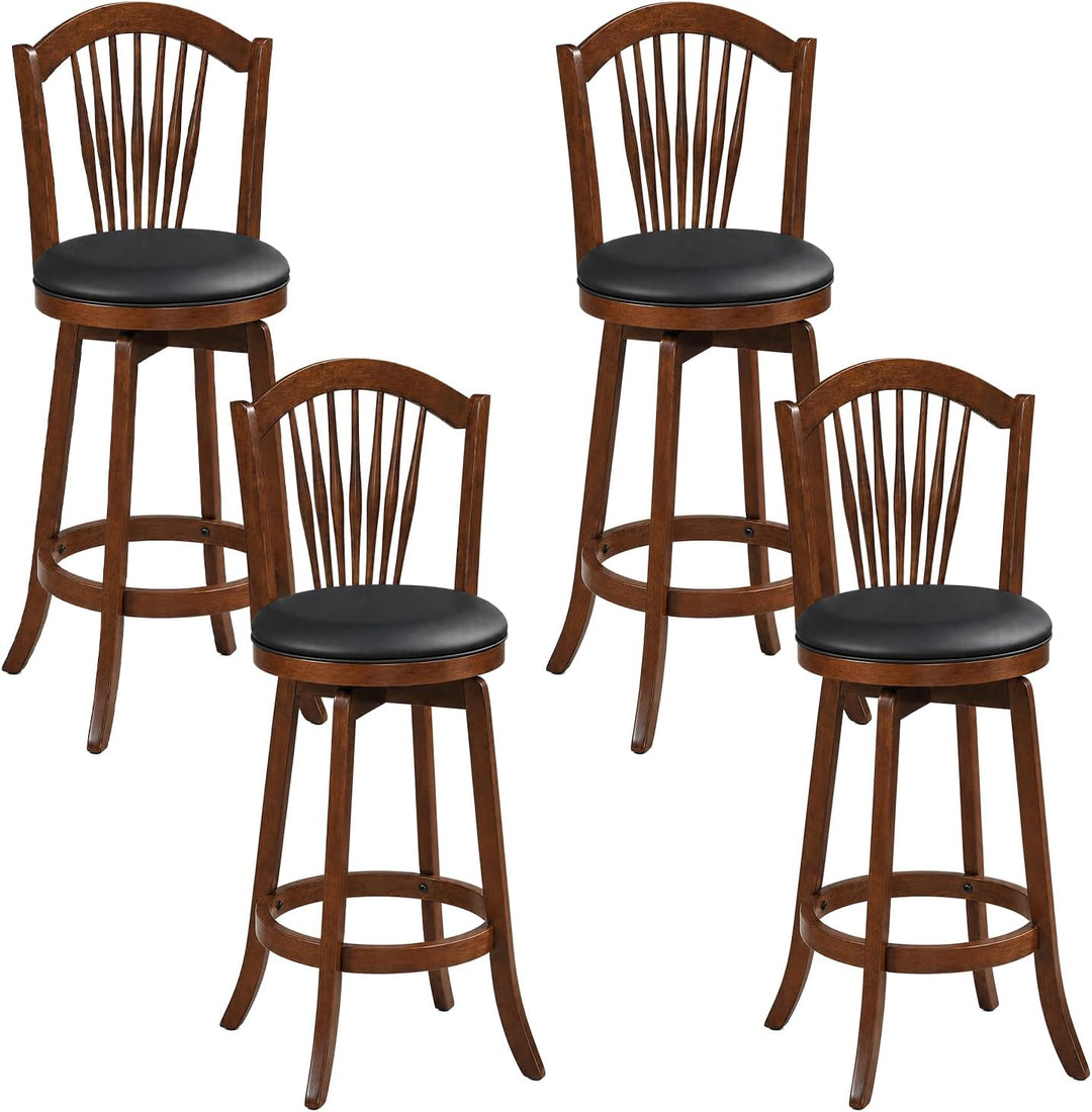 GIANTEX Swivel Barstools Height Bar Chairs