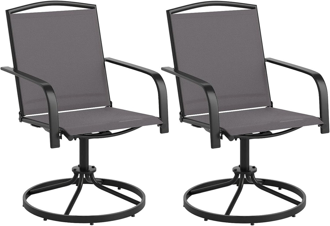 Giantex All Weather 360° Patio Rockers with High Backrest Breathable Seat