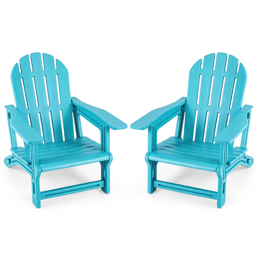GIANTEX Kids Adirondack Chair | Kids Beach Chair for Age 3+ (1/2/4)