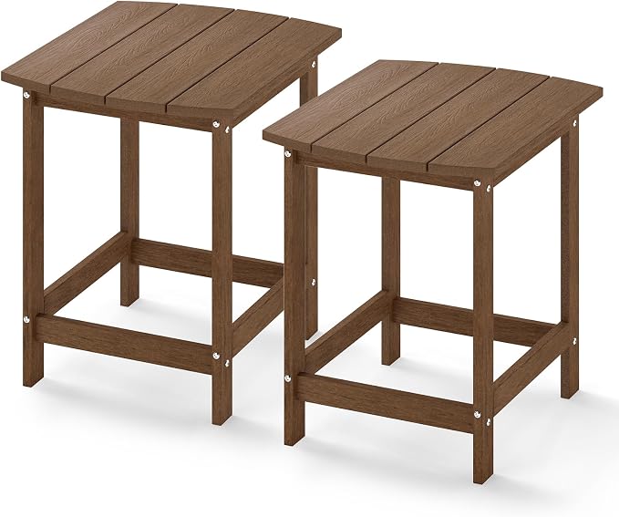 Giantex 18” Side Table Outdoor Small Patio Table Adirondack Table