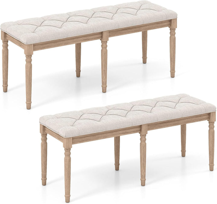 Giantex 47.5-inches Upholstered Dining Bench