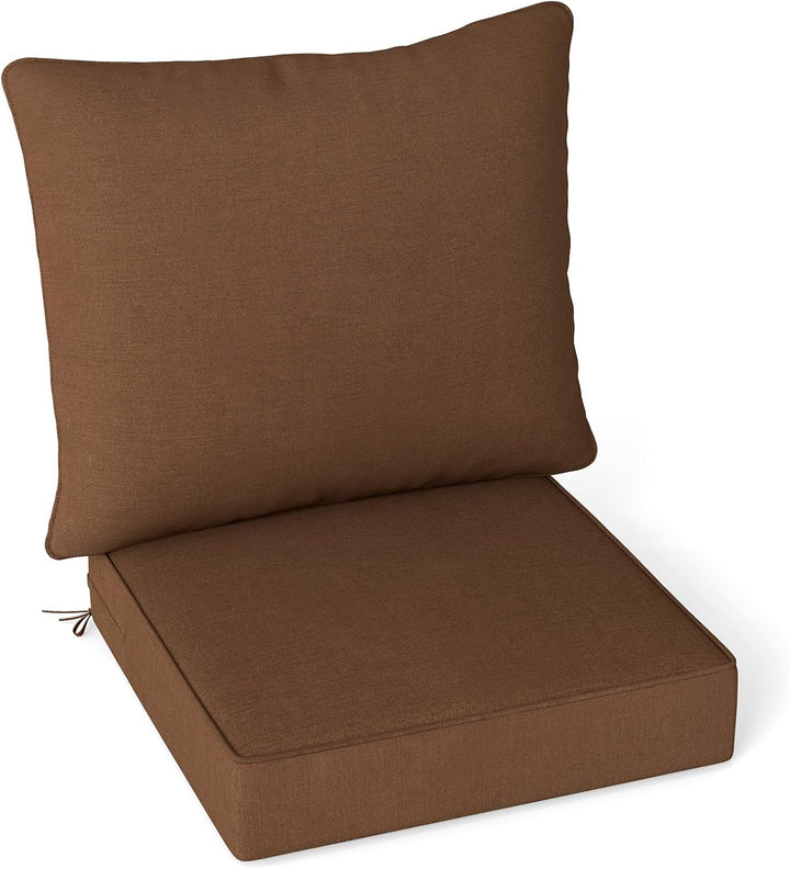 Giantex Patio Cushion Set with Pillow, Deep Seat and Back Cushion