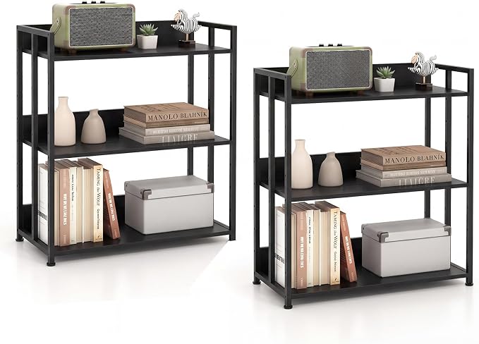Giantex 3-Tier Industrial Bookshelf