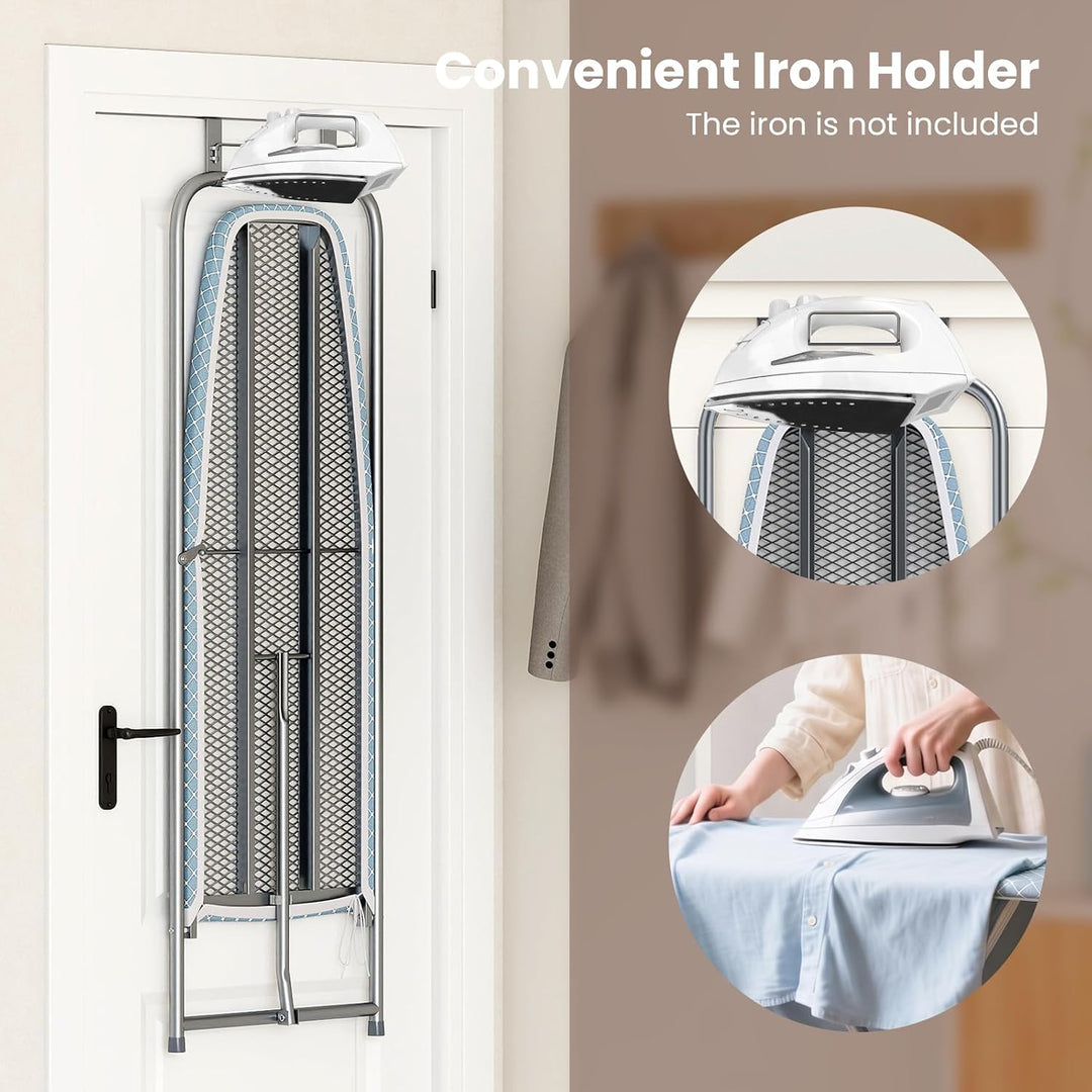 Giantex Over The Door Ironing Board with Iron Holder
