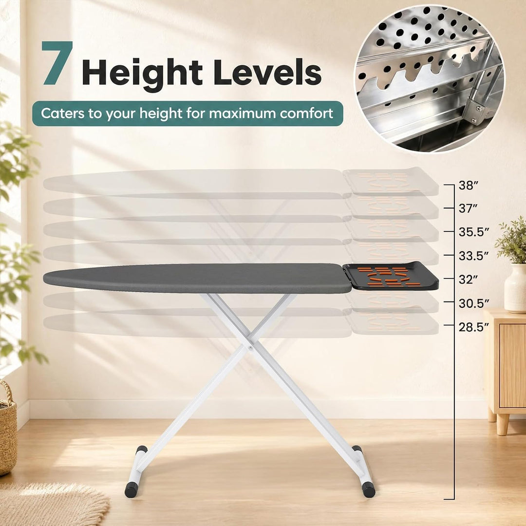 GIANTEX Full Size Foldable Ironing Board with Iron Rest