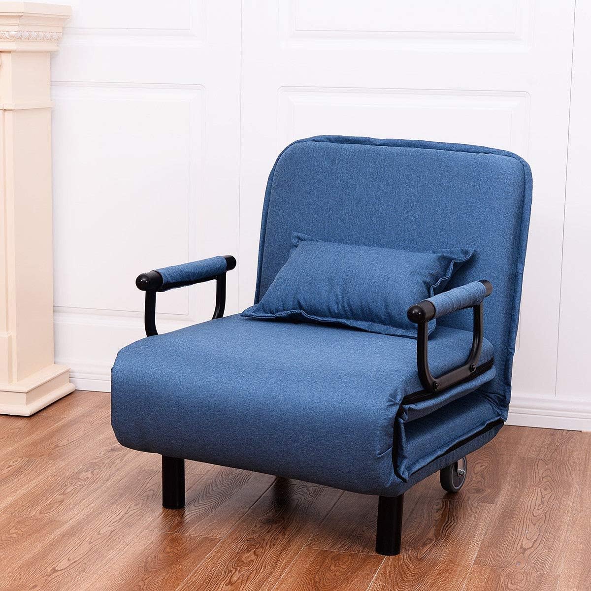 26.5" Folding Arm Chair  can Convertible Sofa Bed